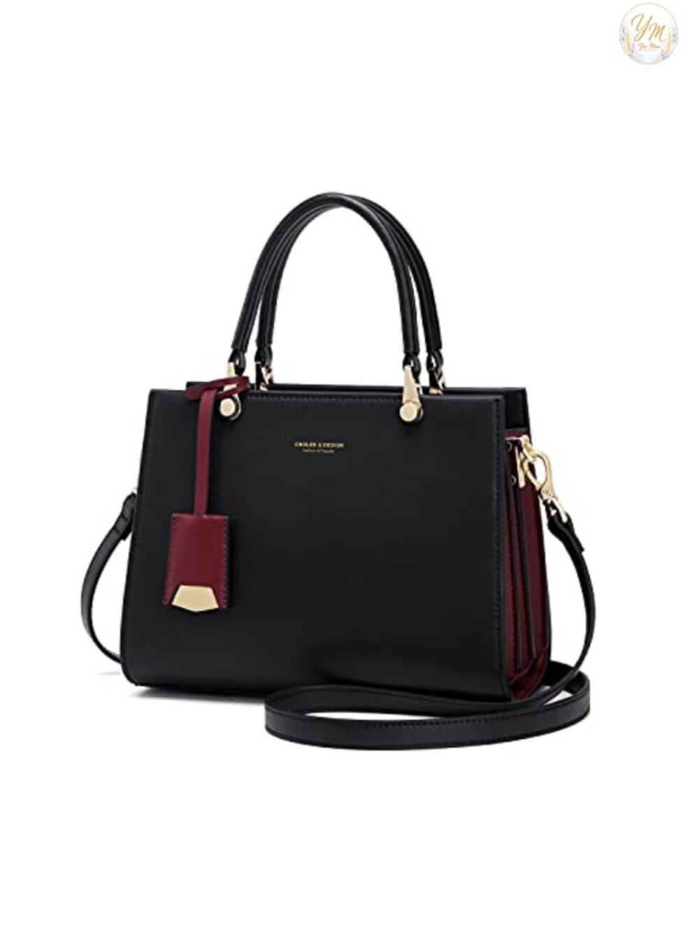 Genuine Leather Tote Satchel Handbag Waterproof Shoulder Bag with Adjustable
